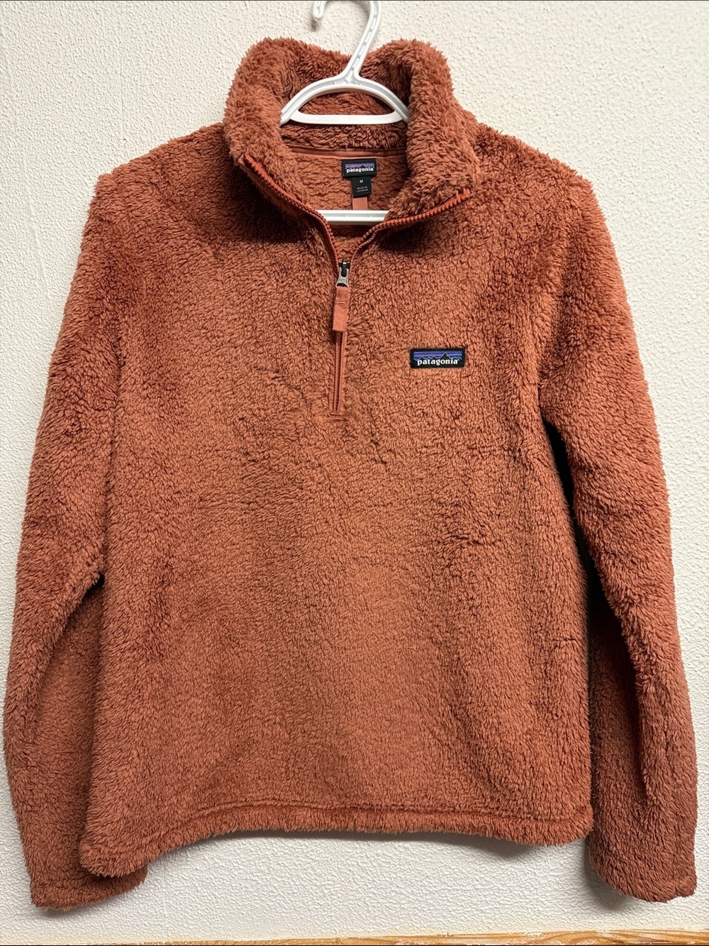 Patagonia Women’s Sherpa 1/4 Zip - Rust Brown
